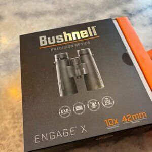 Bushnell Engage X 10x42mm Binoculars, IPX7 Waterproof and Lightweight Binoculars